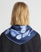 Flora Print Silk Diamond Scarf