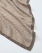 Metallic Flecked Lace Stitch Wrap Poncho