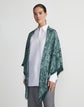 Impasto Print Cashmere-Silk Scarf