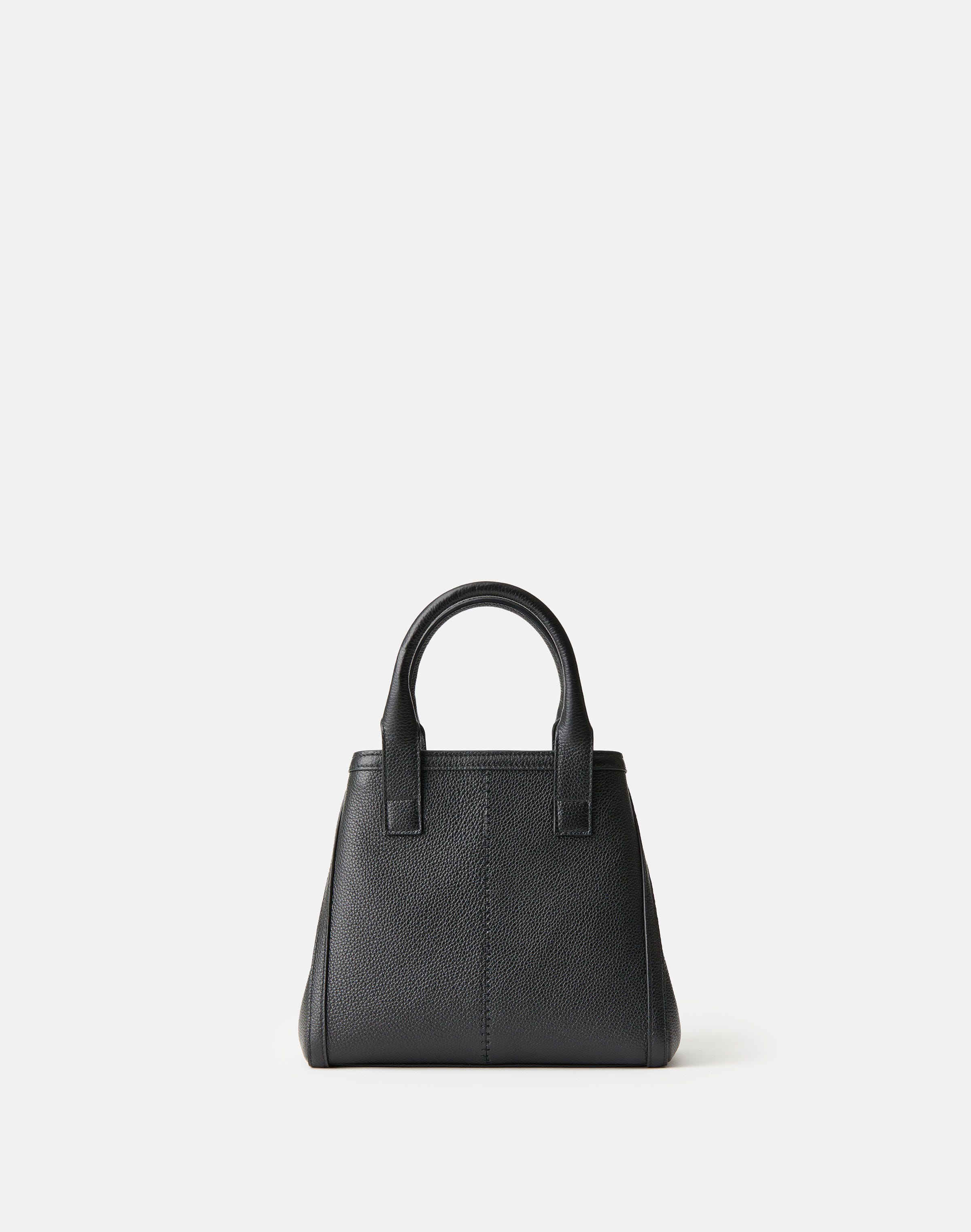 Grained Leather L Tote—Mini