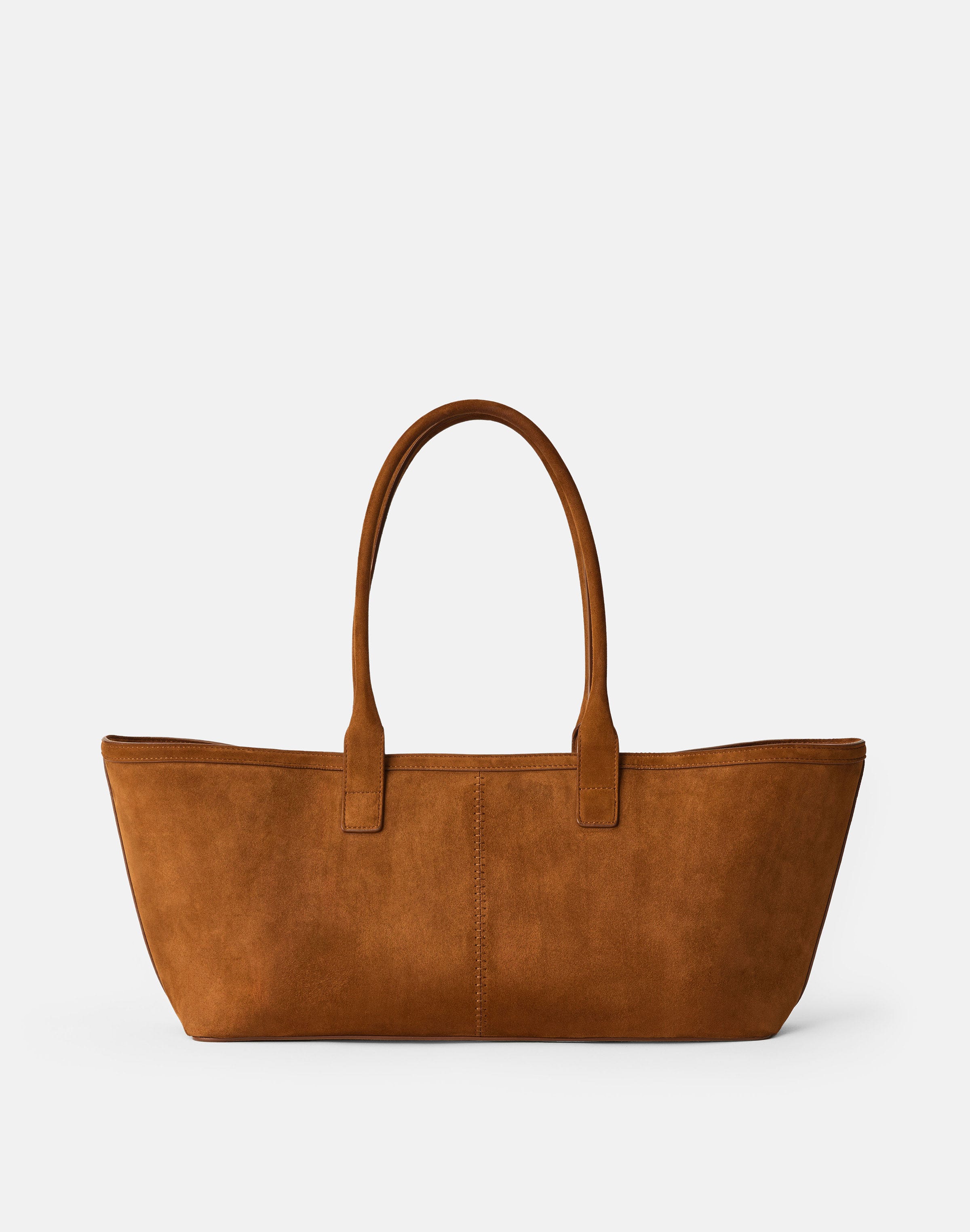 Suede East West L Tote