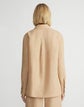 Plus-Size Organic Linen Shirt Jacket