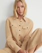 Plus-Size Organic Linen Shirt Jacket