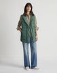 Petite Stripe Cotton Slim Shirt
