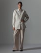 Two Tone Wool-Silk Reversible Shirt Jacket
