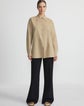 Two Tone Wool-Silk Reversible Shirt Jacket