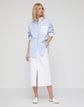 Striped Cotton Oversized East Hampton Shirt