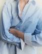 Cotton Oxford Oversized Water Mill Shirt