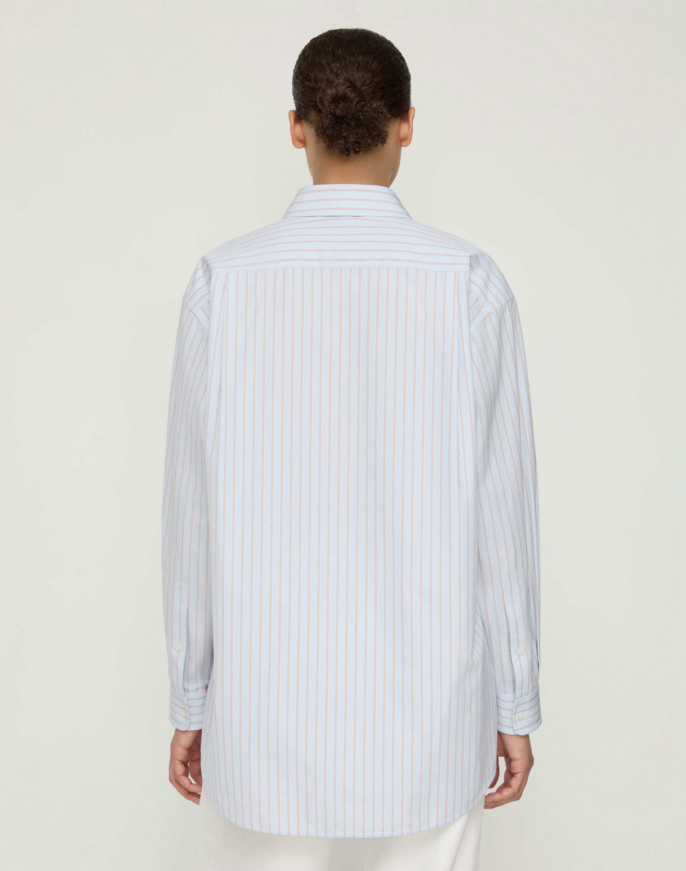 Aurora Stripe Cotton Oversized Shirt
