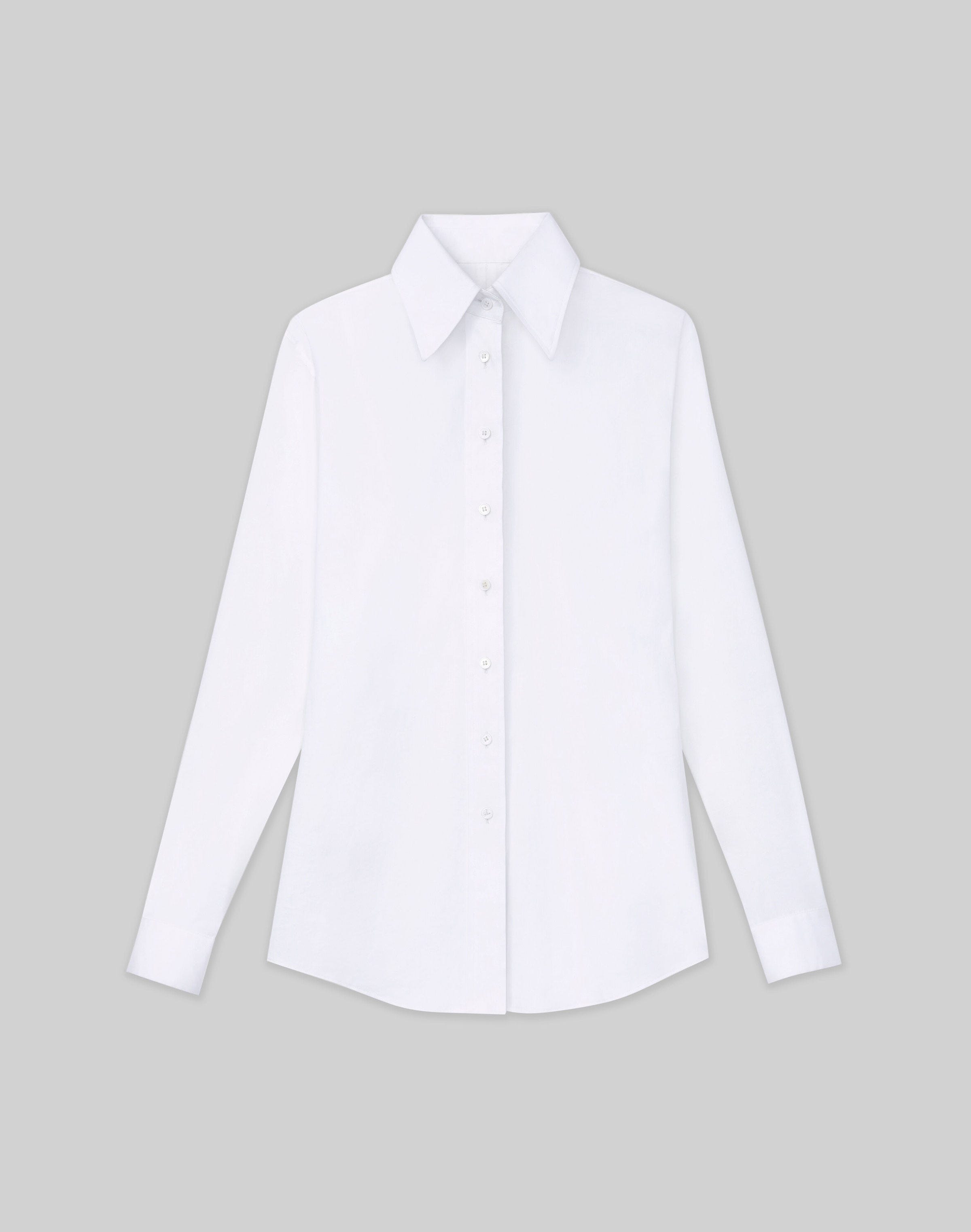 Plus-Size Stretch Cotton Shirt