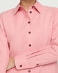 Plus-Size Slubbed Cotton Button Down Shirt