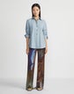 Slubbed Cotton Button Down Shirt