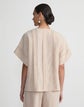 Organic Linen Pintuck Blouse