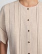 Organic Linen Pintuck Blouse