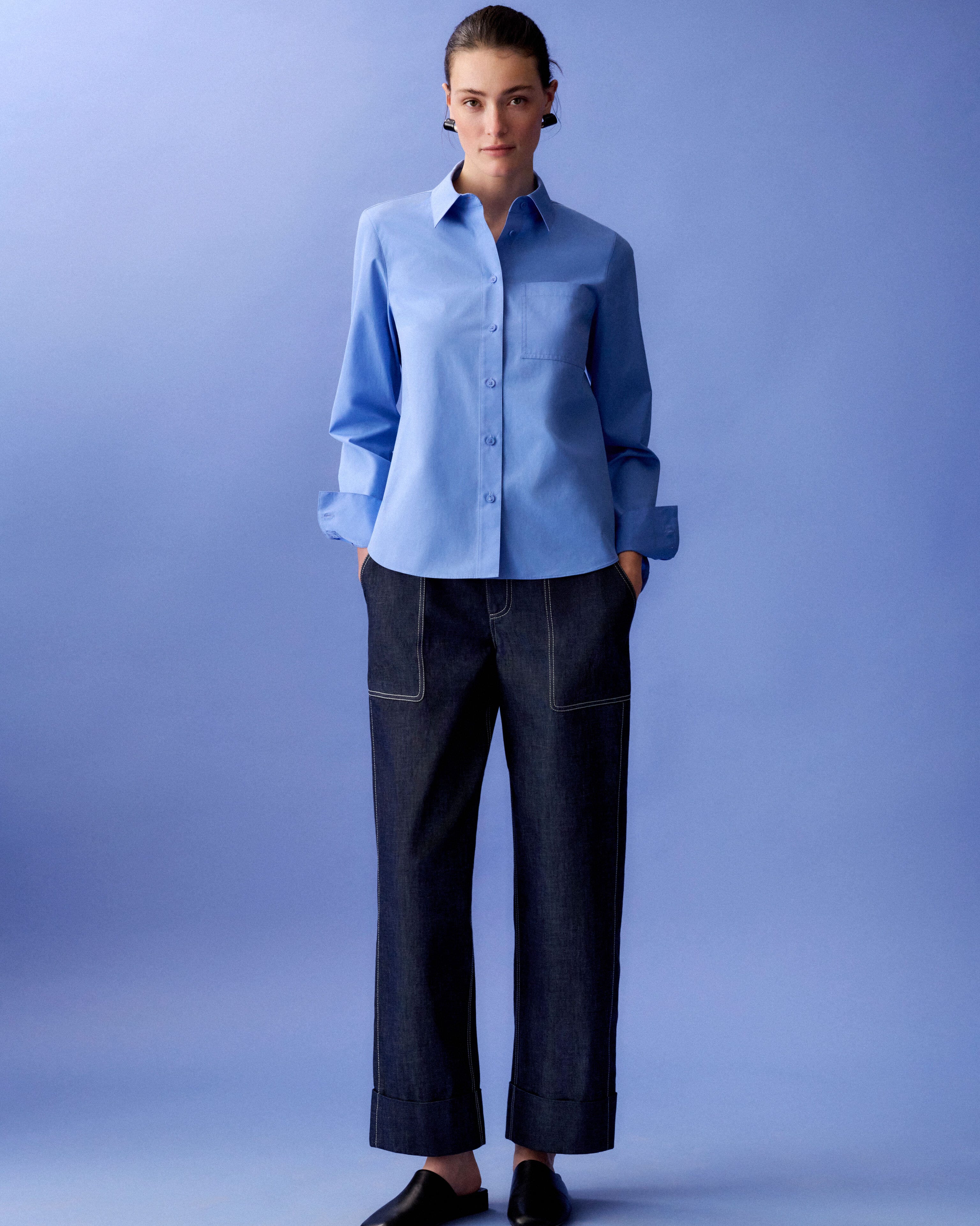 Cotton Poplin Shirt and Chambray Highline Pant