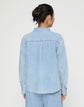 Lightweight Denim Patch Pocket Popover Shirt