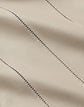Nappa Leather Ladder Stitch Oversized Cropped Shirt