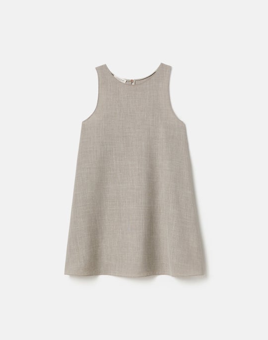 Tropical Weave Racerback Flared Top