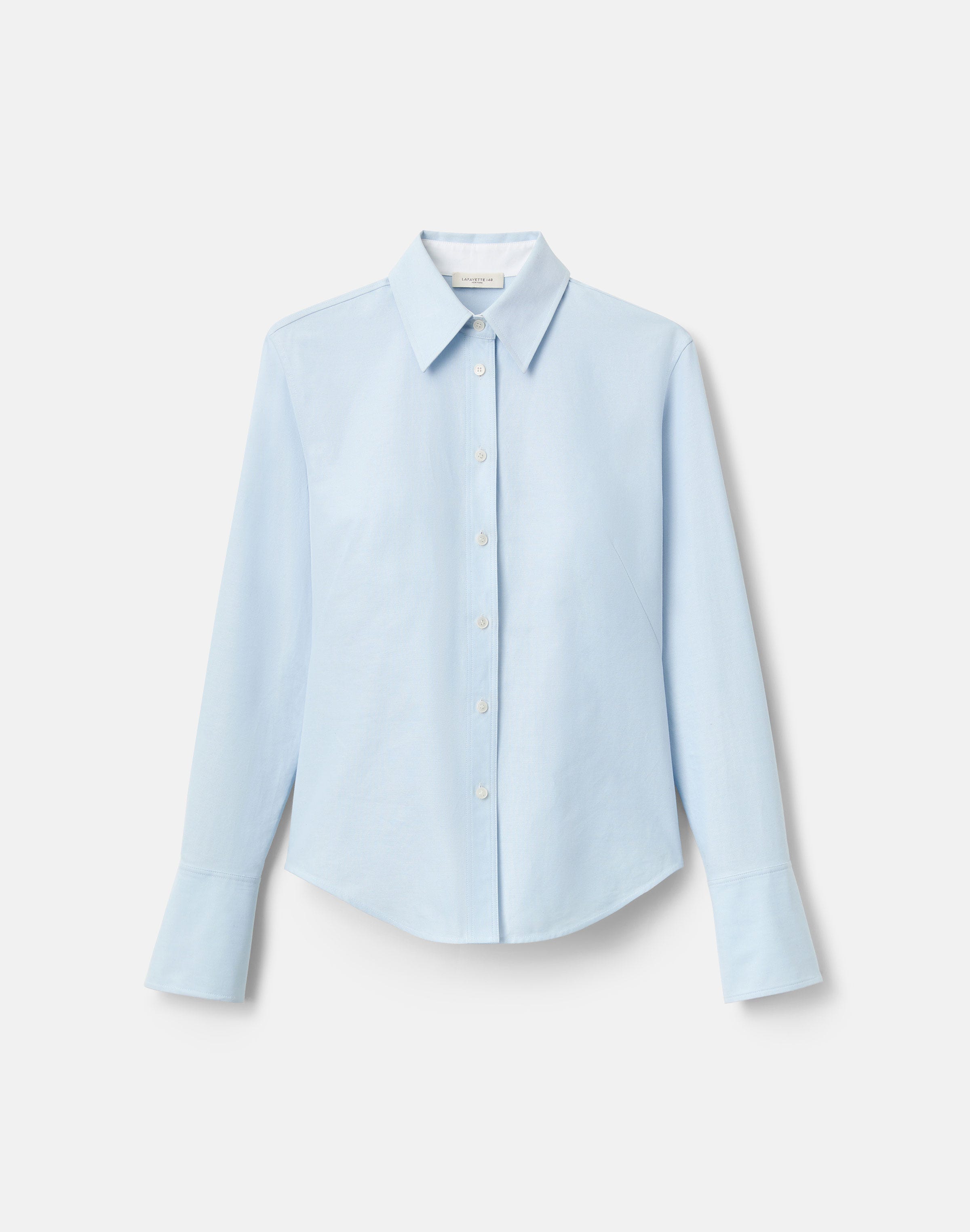 Petite Cotton Oxford Fitted Shirt