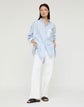 Striped Cotton Oversized Amagansett Shirt