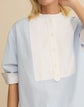 Striped Cotton Oversized Wainscott Tunic Shirt
