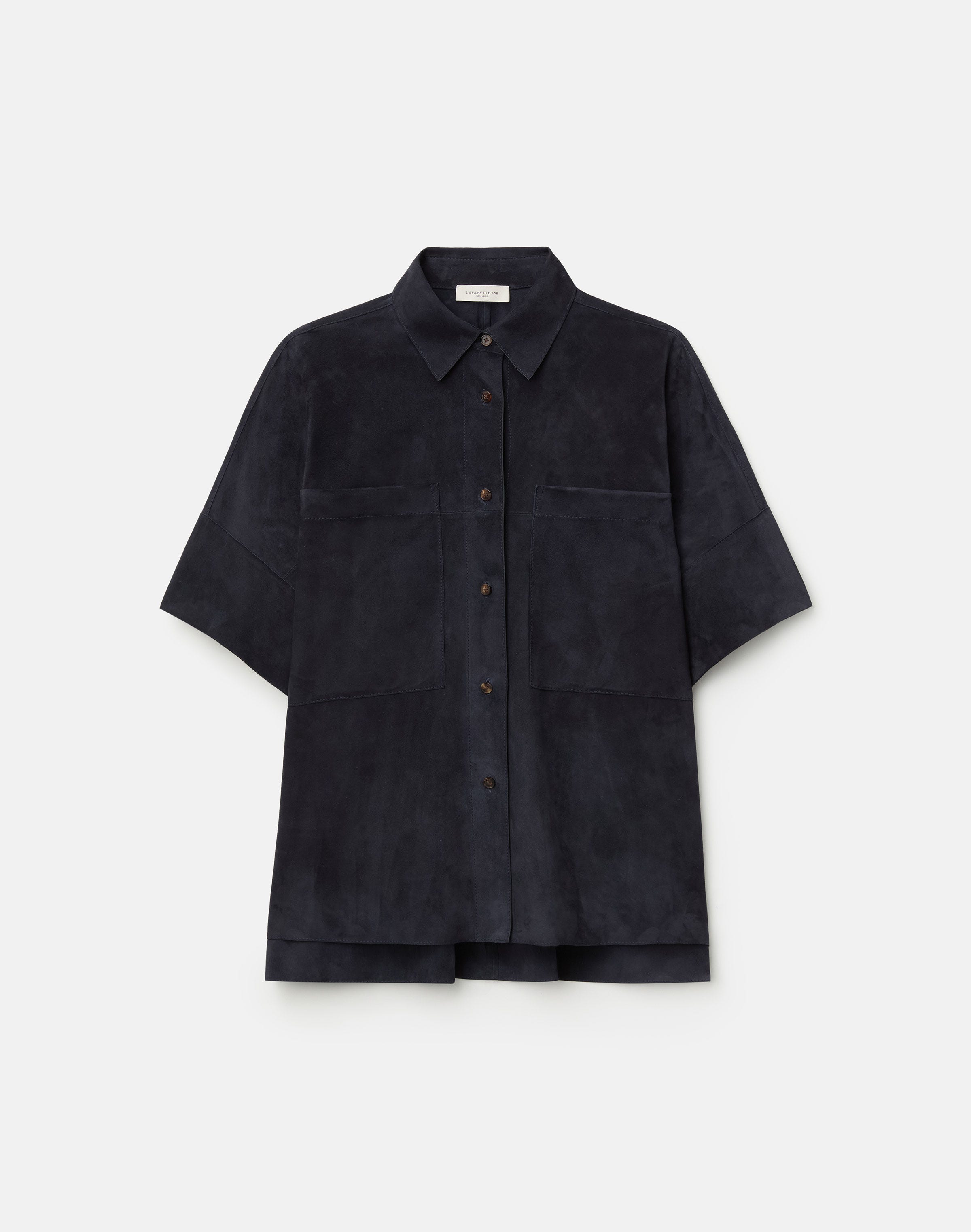 Suede Patch Pocket Shirt