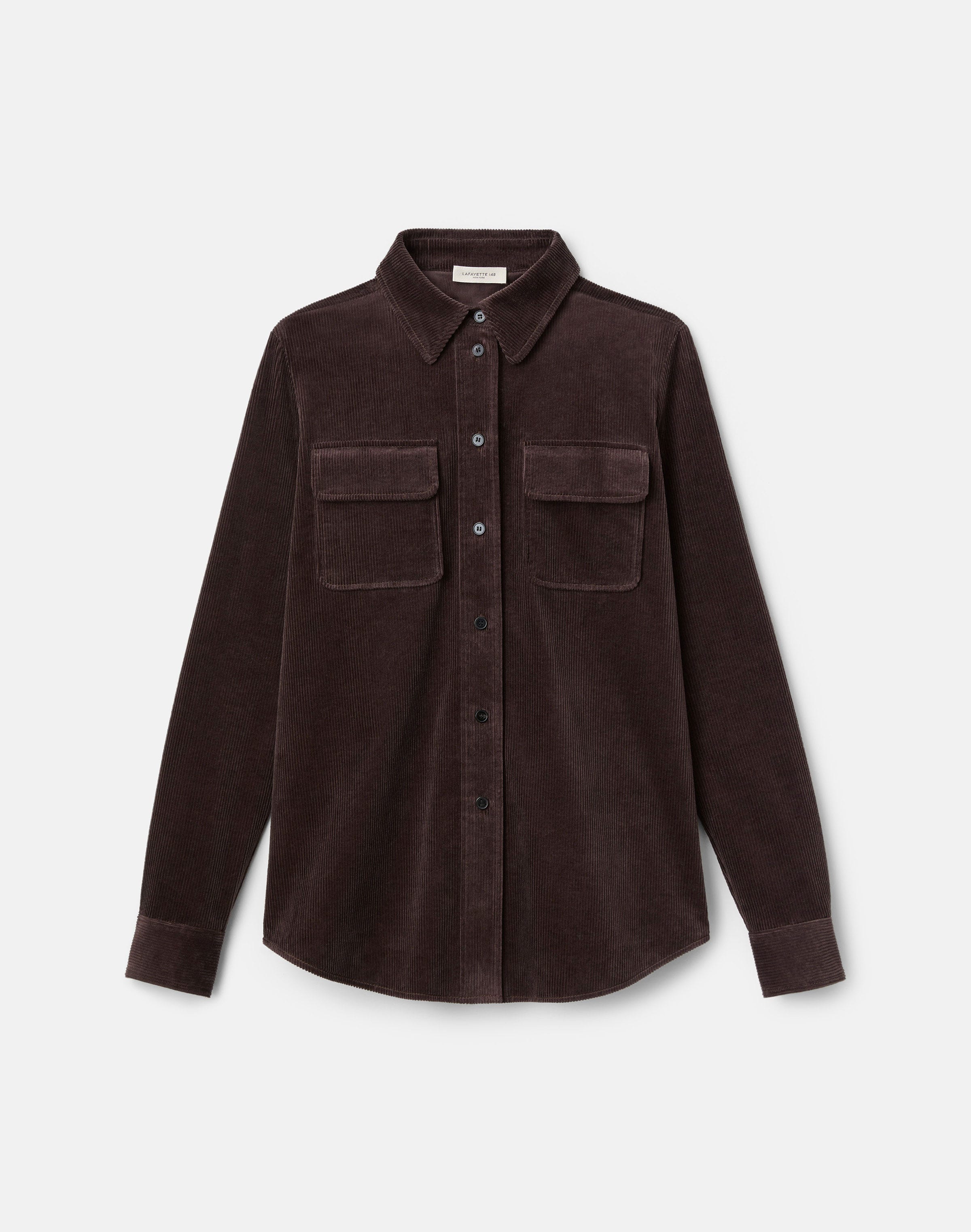 Cotton Corduroy Flap Pocket Shirt