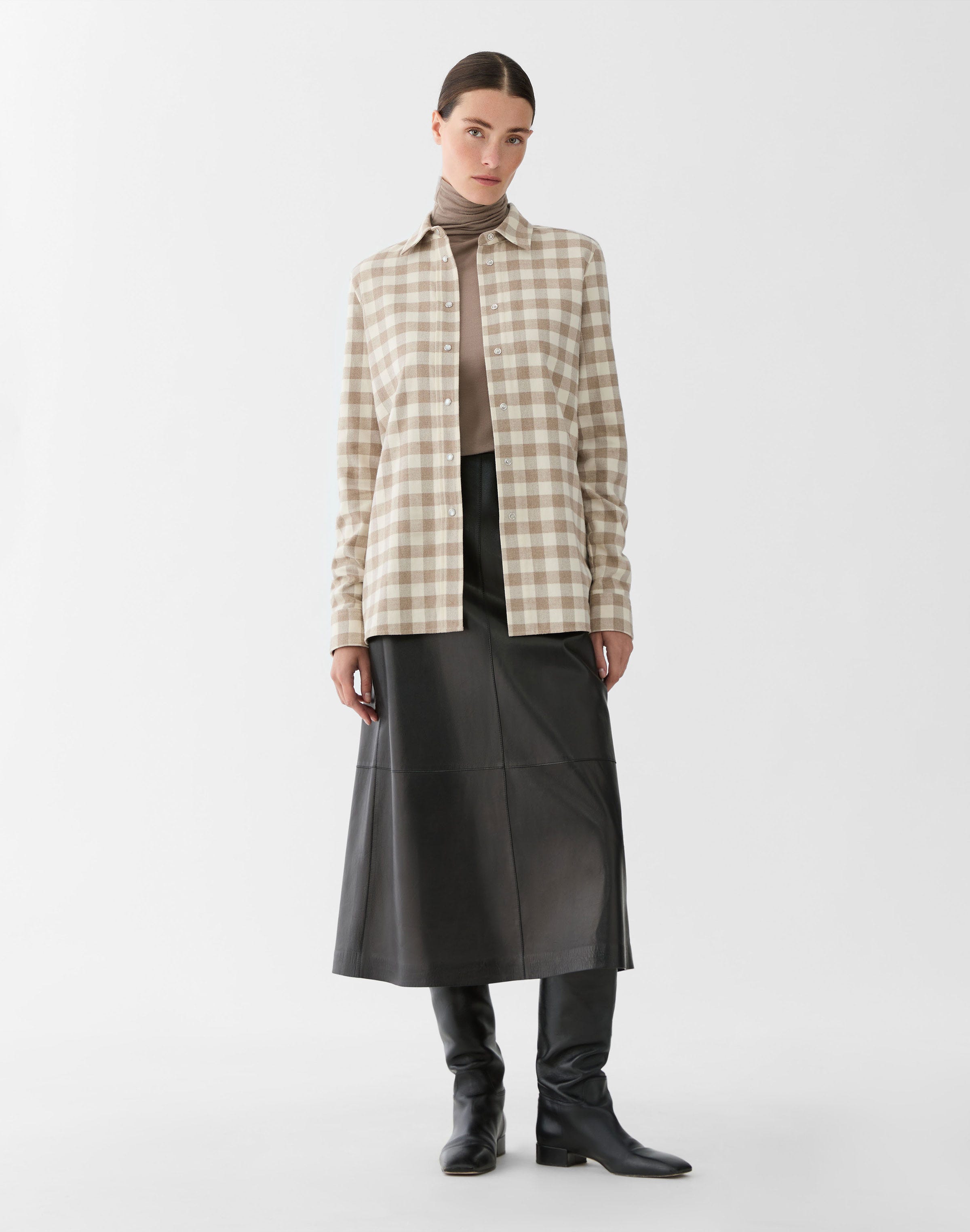 Buffalo Check Cotton Flannel Shirt
