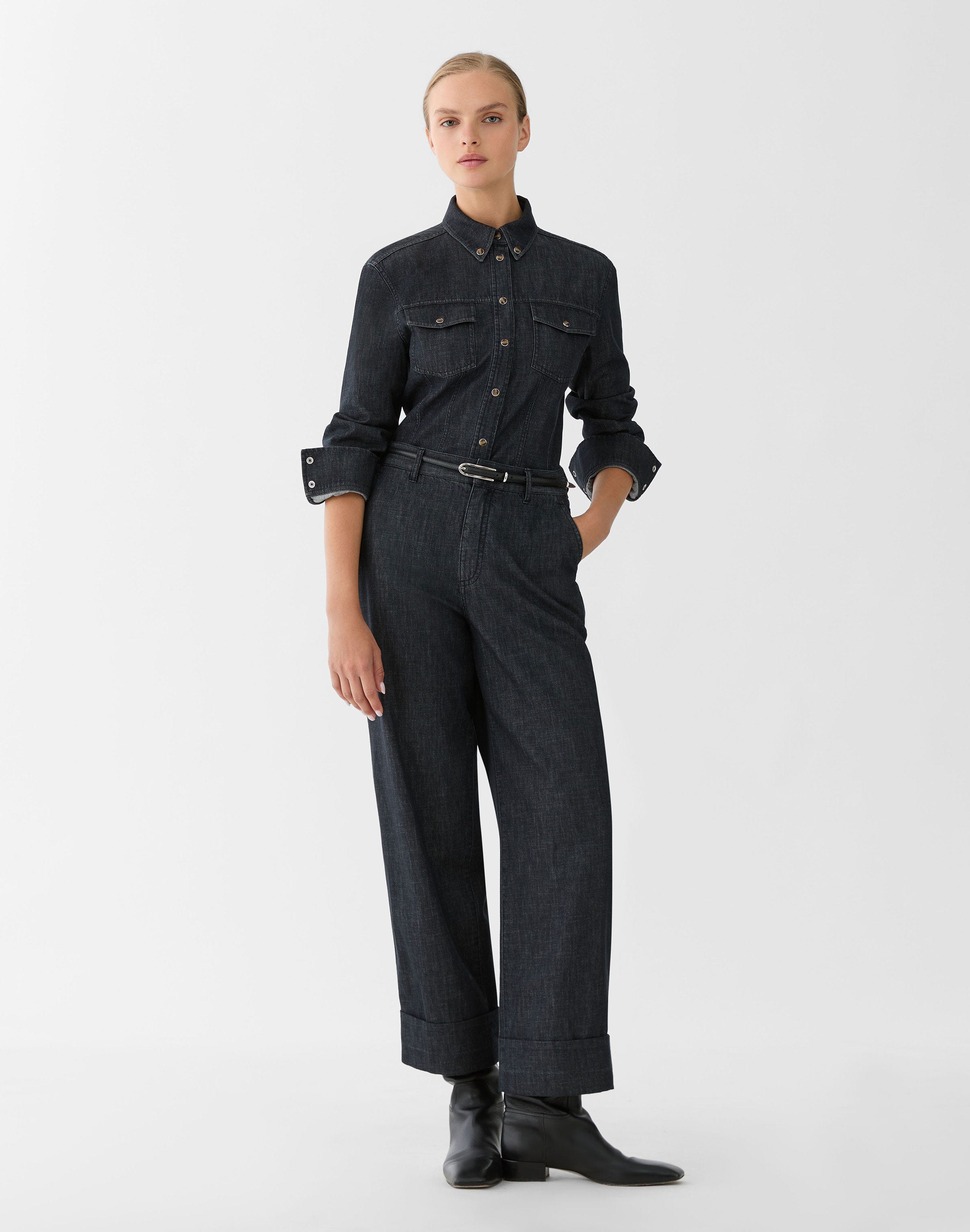 Chambray Flap Pocket Shirt