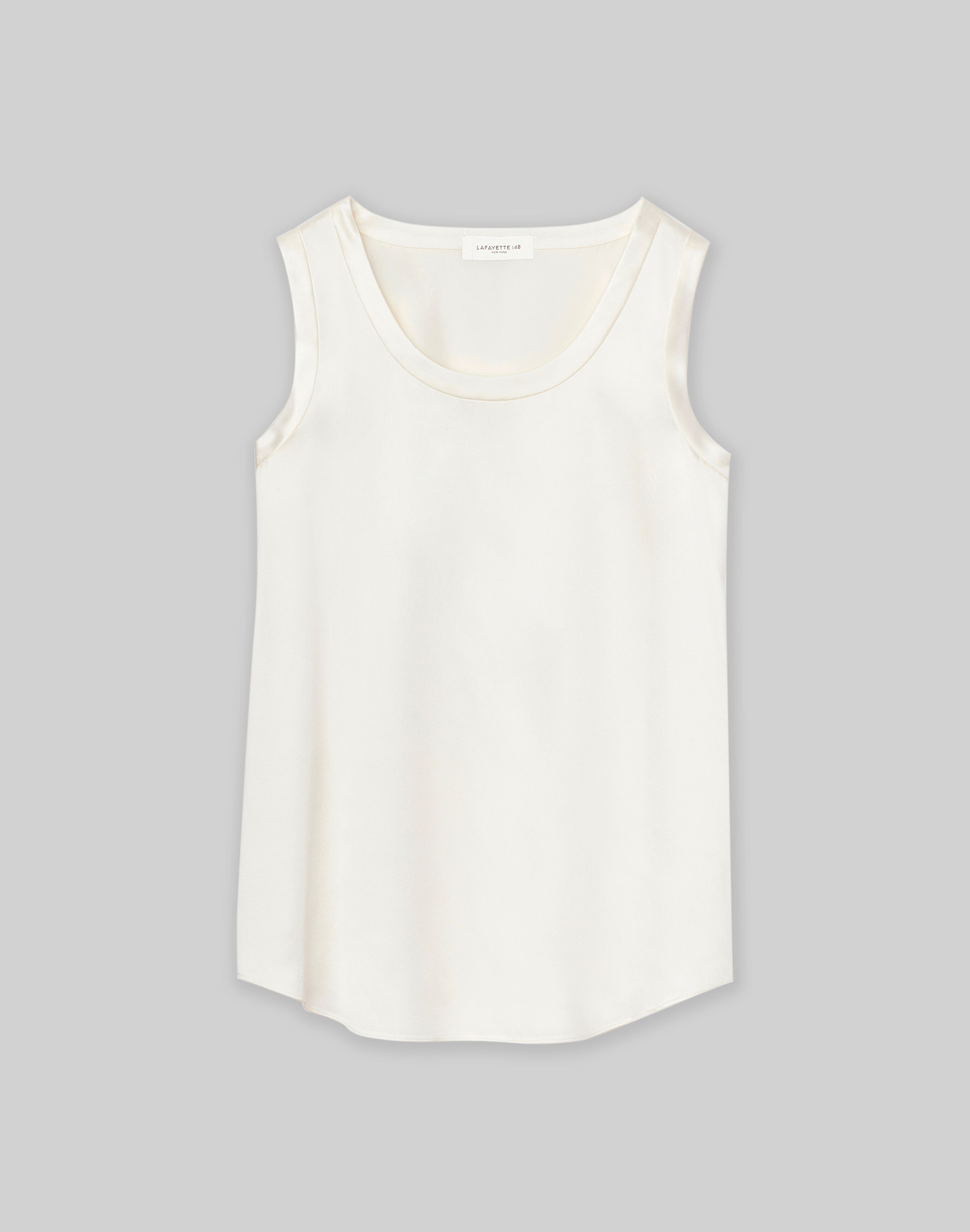 Plus-Size Silk Charmeuse Perla Blouse