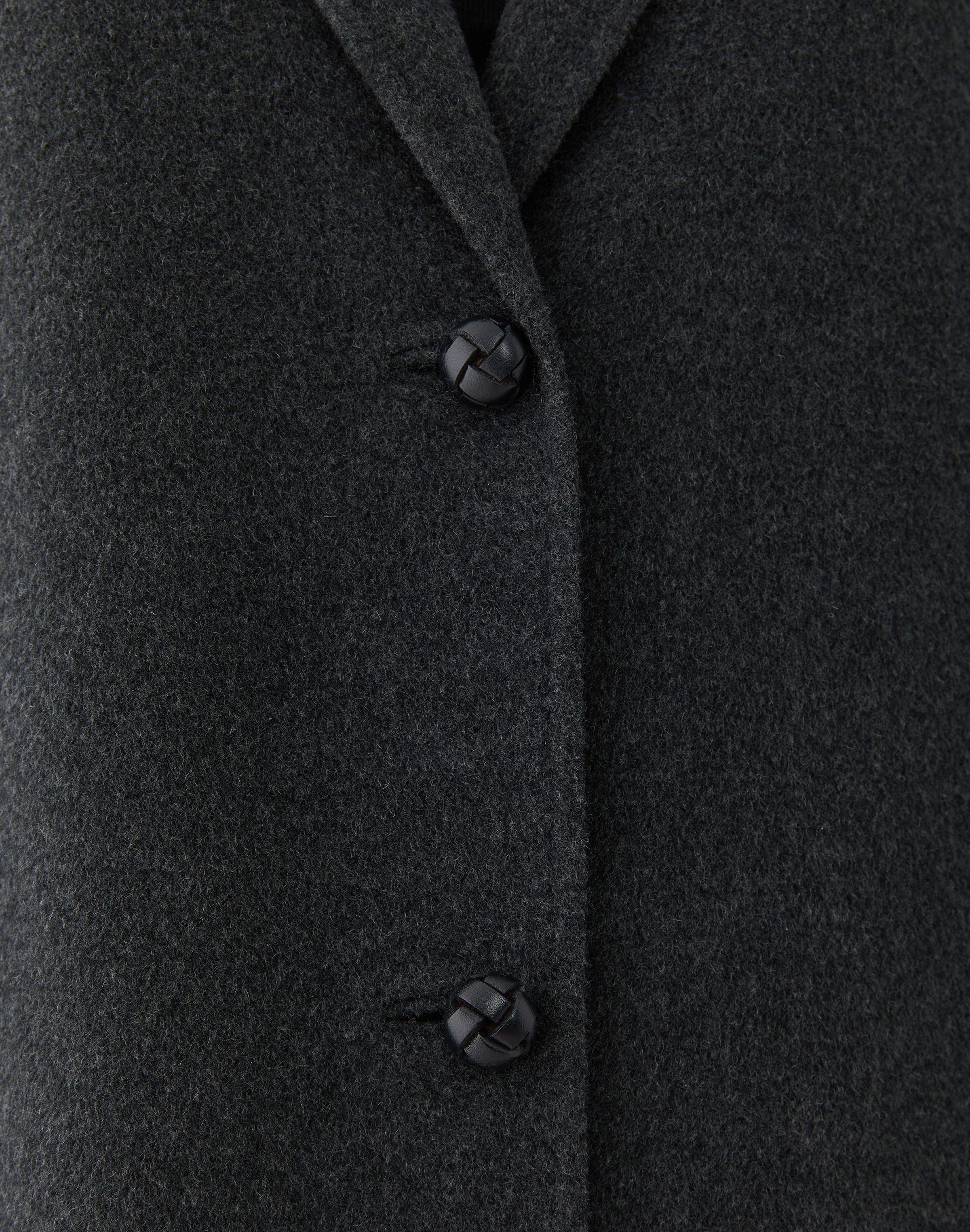 Plus-Size Cashmere Double Face Car Coat