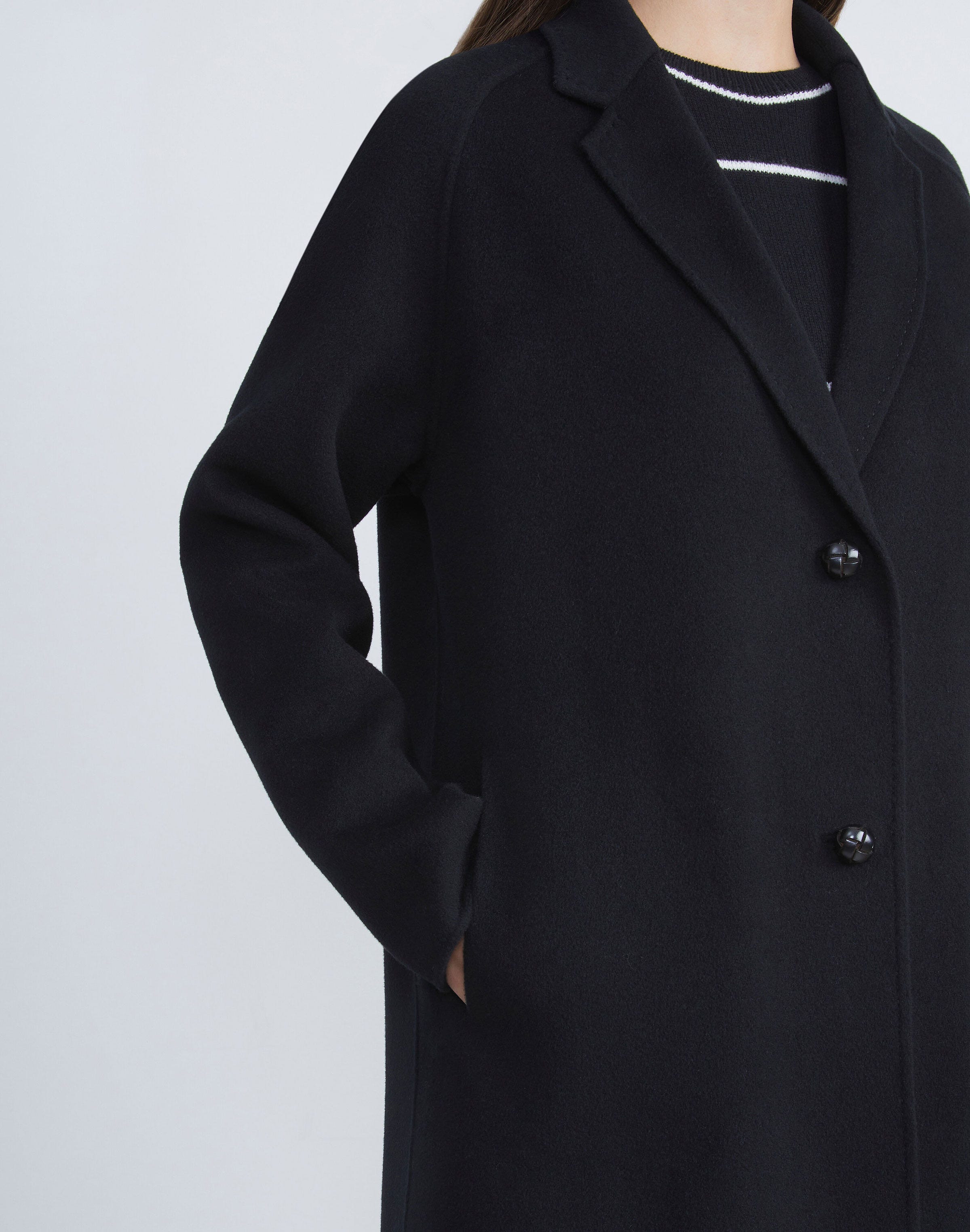 Plus-Size Cashmere Double Face Oversized Car Coat