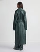 Nappa Lambskin Leather Trench Coat