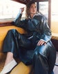 Nappa Lambskin Leather Trench Coat