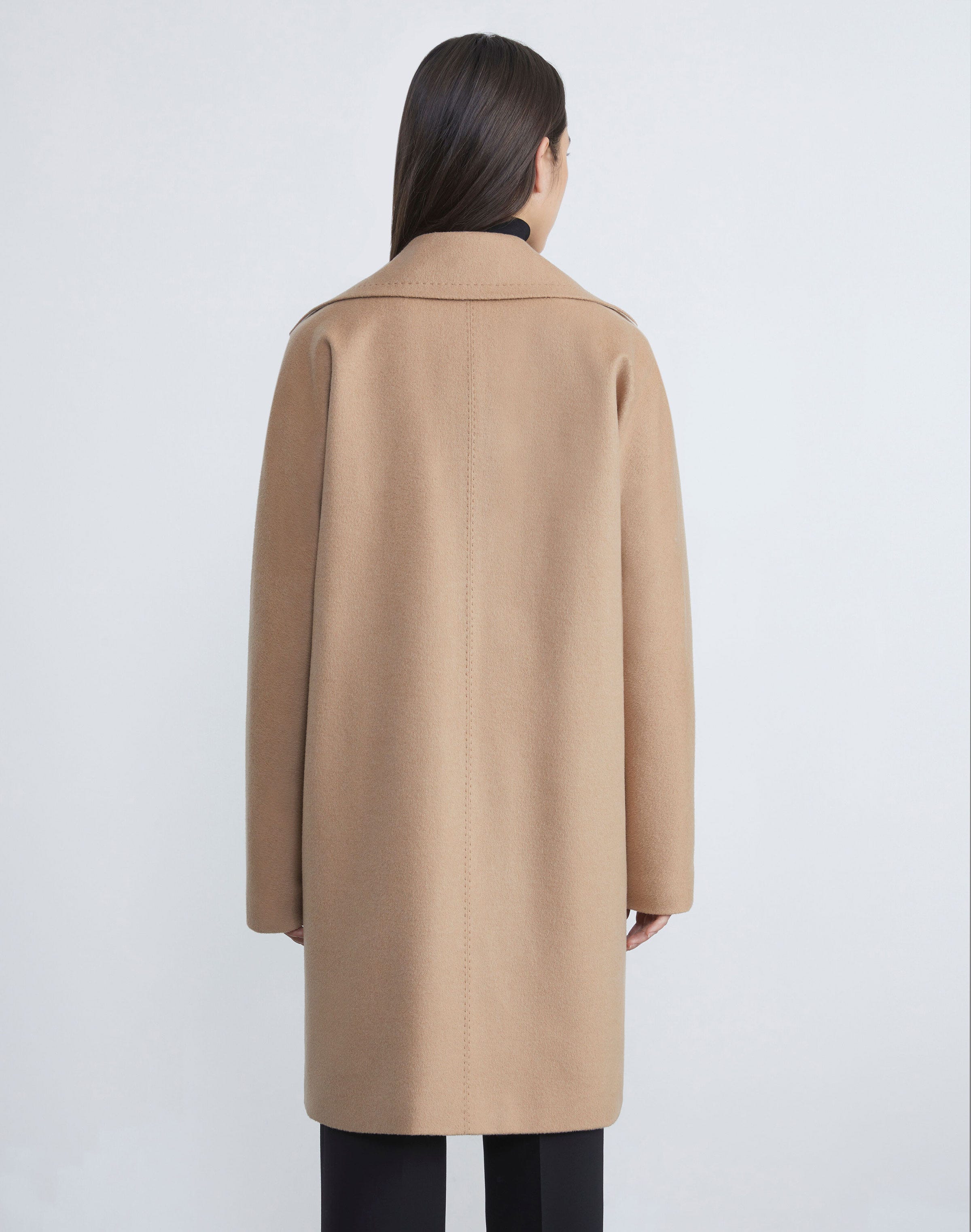 Plus-Size Camel Hair Coat