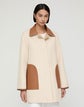 Cotton Double Face Reversible Car Coat
