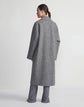 Metallic Flecked Wool-Alpaca Two Button Coat
