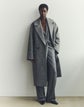 Metallic Flecked Wool-Alpaca Two Button Coat