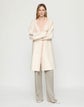 Two Tone Wool-Silk Double Face Reversible Coat