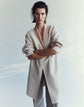 Two Tone Wool-Silk Double Face Reversible Coat