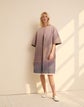 Ombré Elbow Sleeve Coat