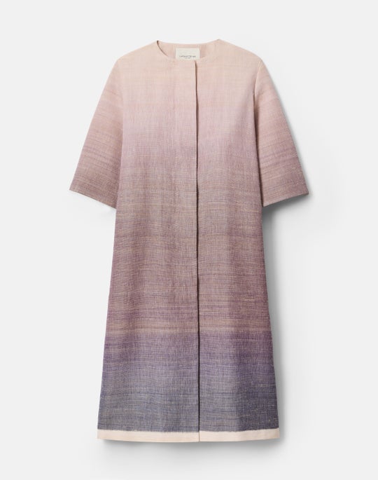 Ombré Elbow Sleeve Coat