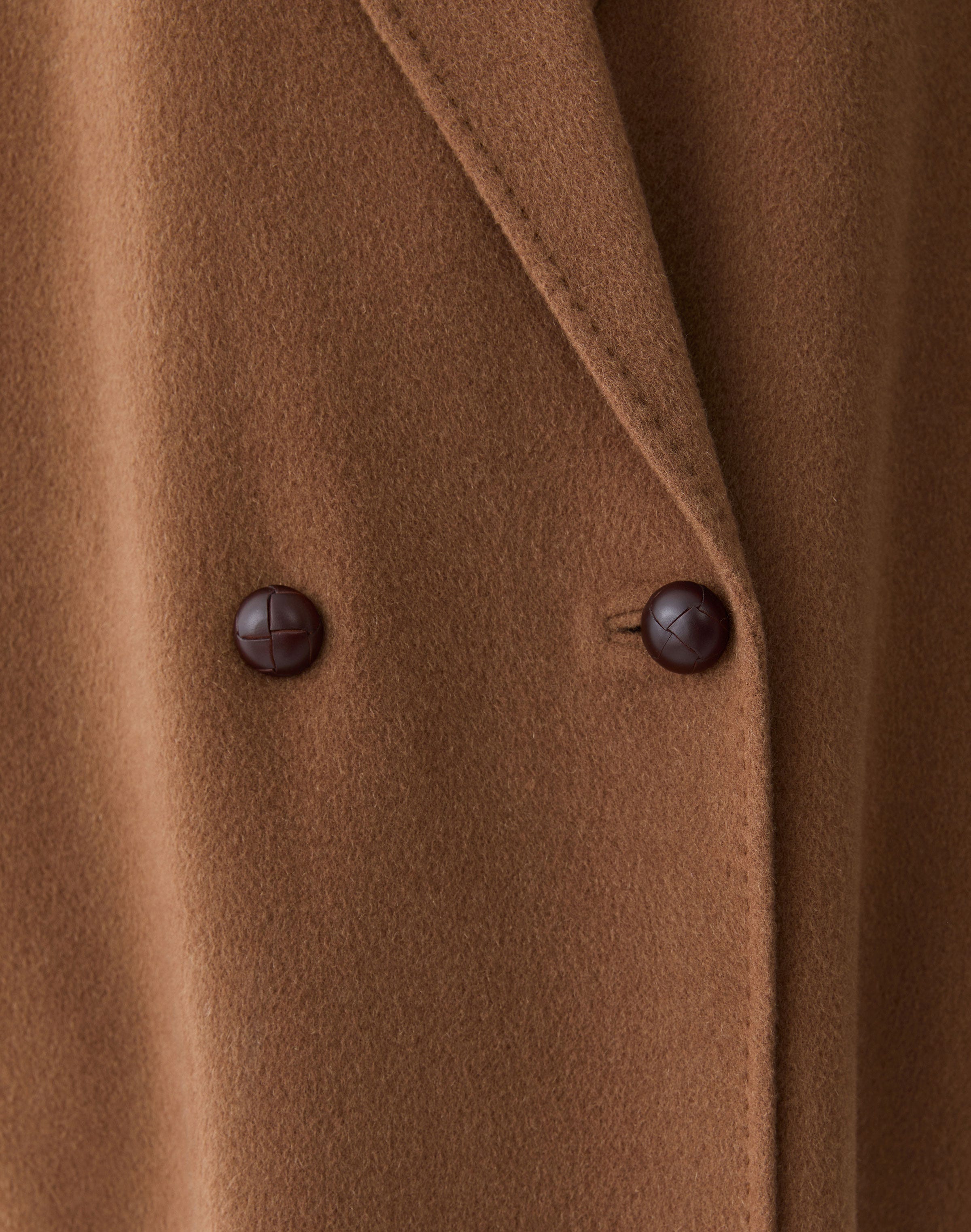 Cashmere Double Face Oversized Car Coat