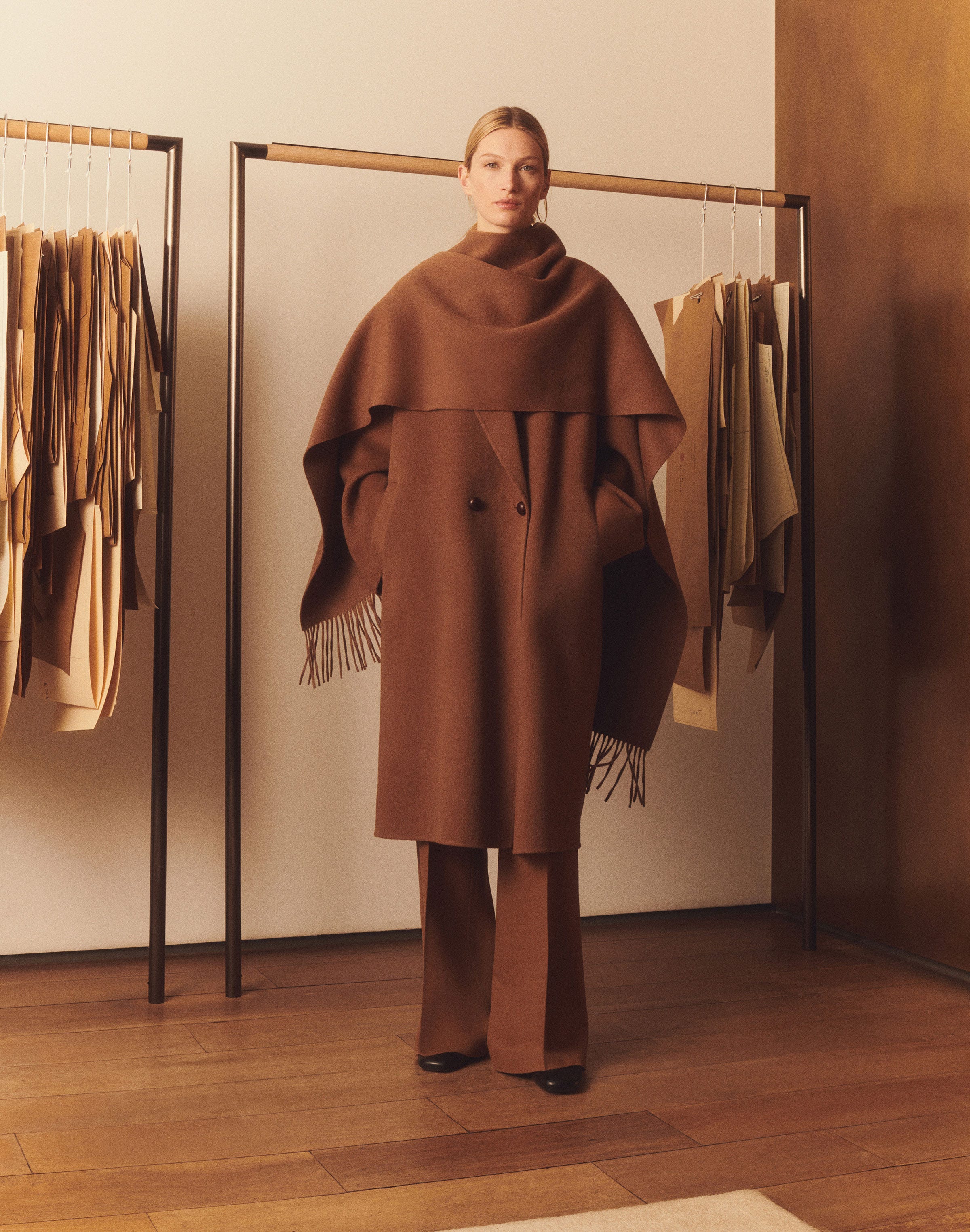 Cashmere Double Face Oversized Car Coat