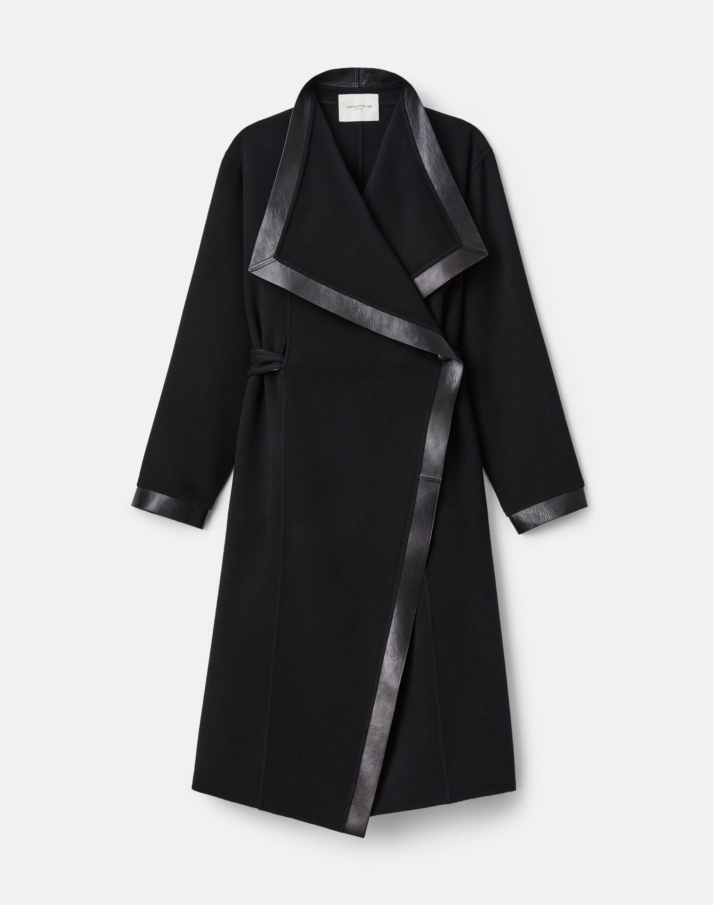 Cashmere Double Face Belted A-Line Coat
