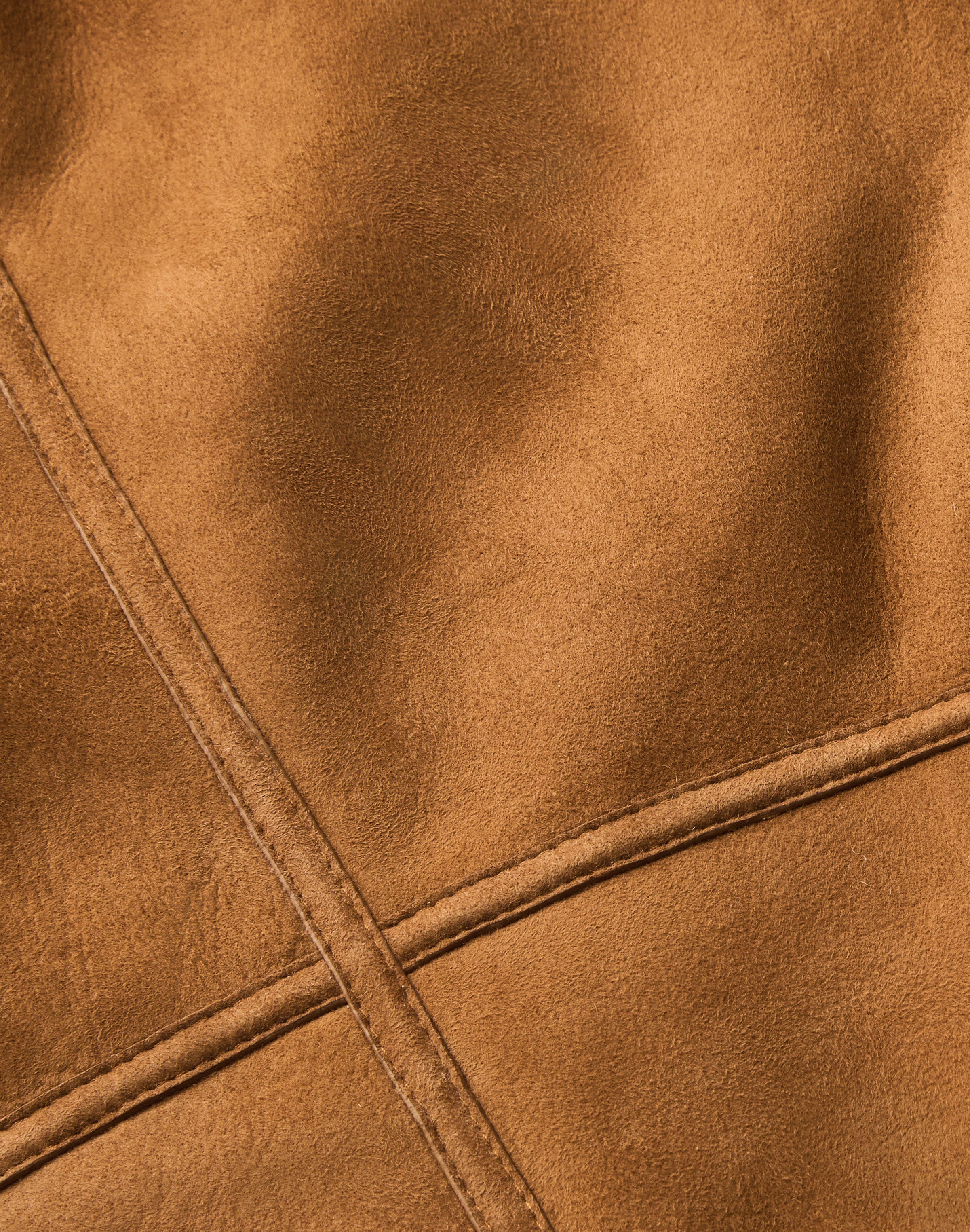Shearling Reversible Shawl Collar Coat