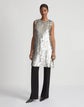Hand-Placed Paillette Shift Dress