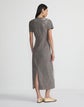 Baroque Hand-Beaded Brushed Wool-Cashmere Flannel Midi Dress
