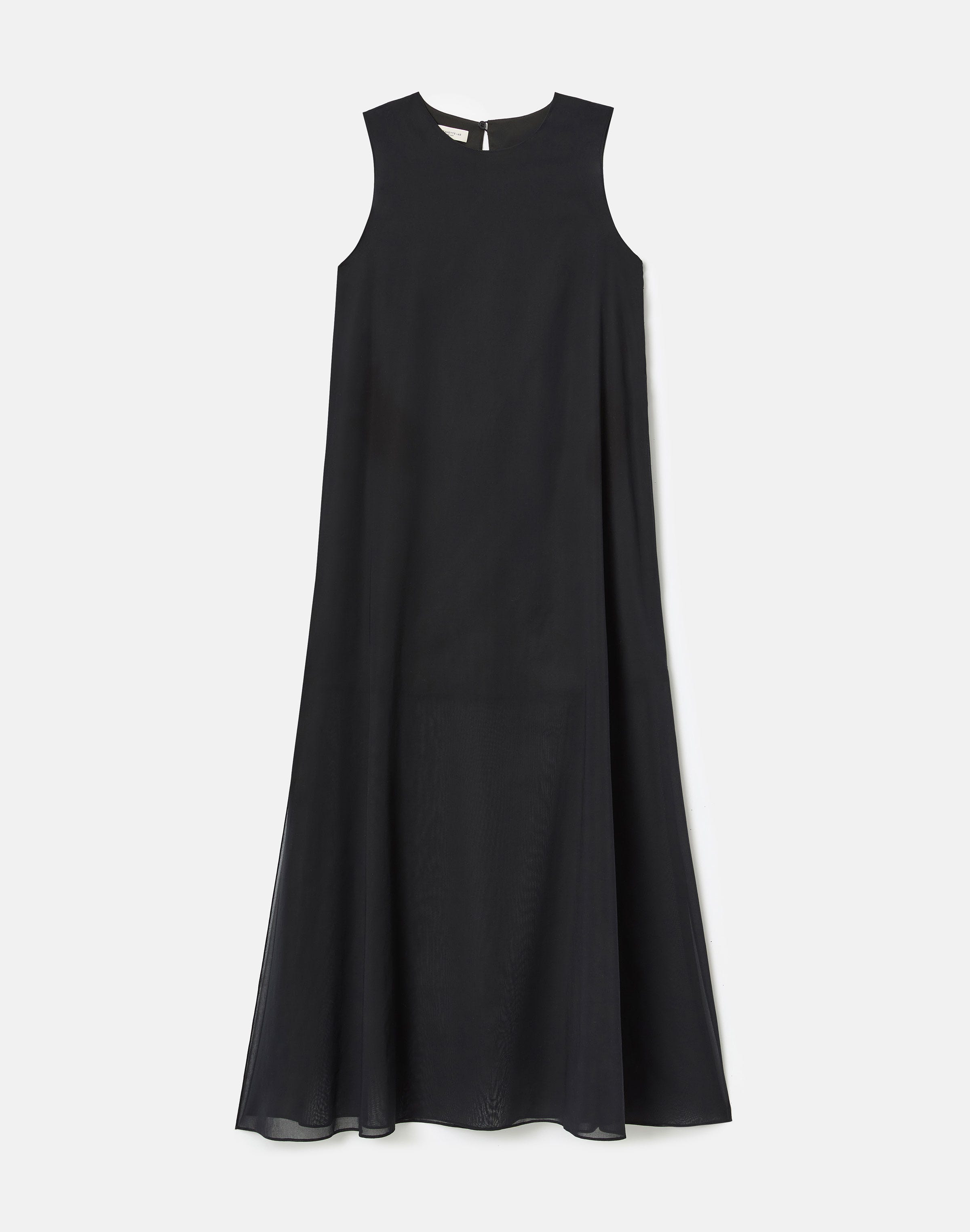 Cotton Voile Sleeveless Maxi Dress