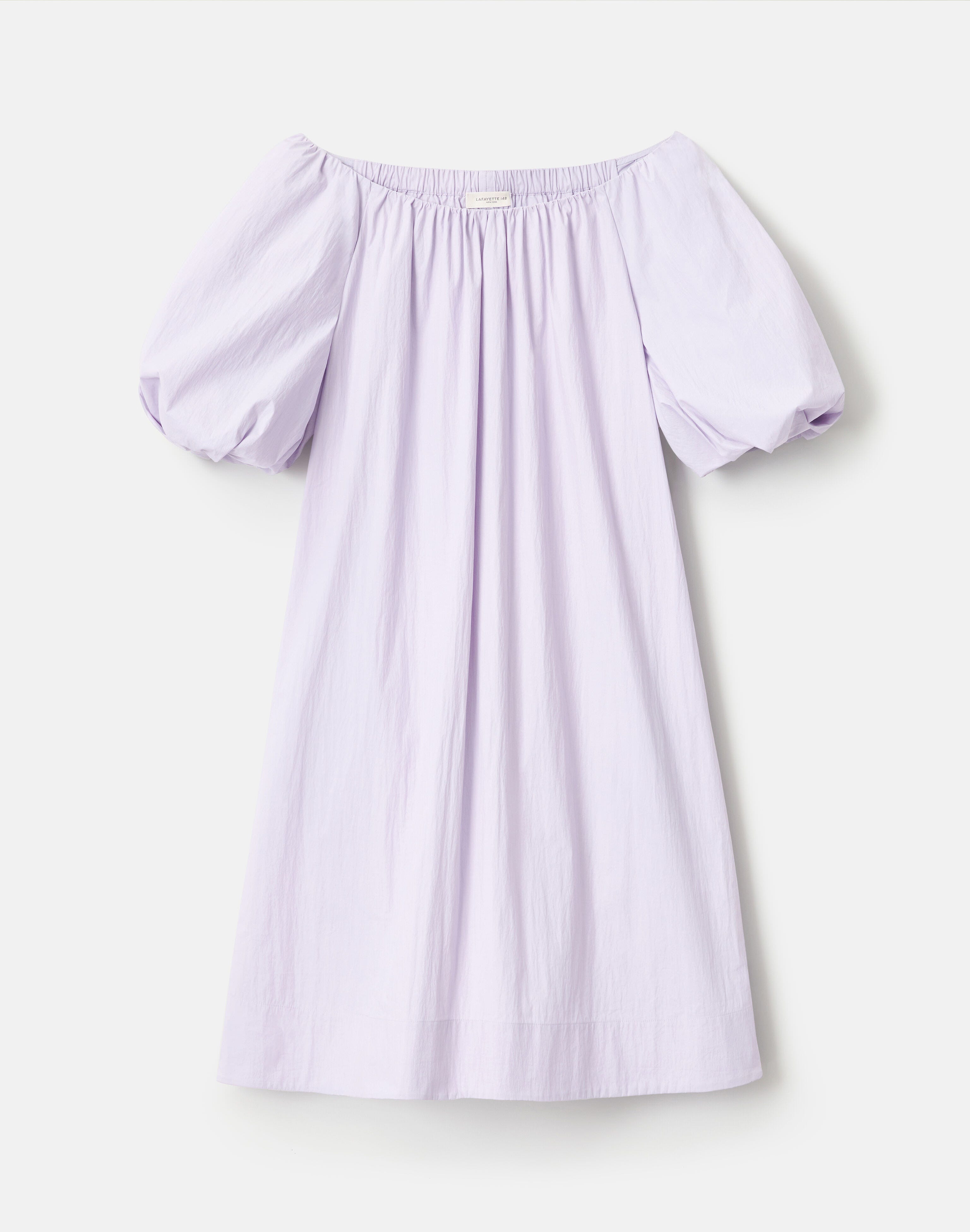 Travel Cotton Gathered Neckline Dress